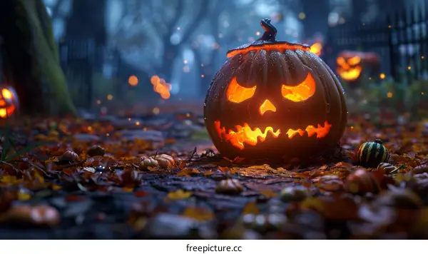 Halloween Pumpkin Jack-o-lantern