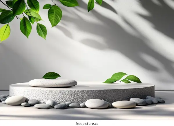 Modern Minimalist Nature Product Display