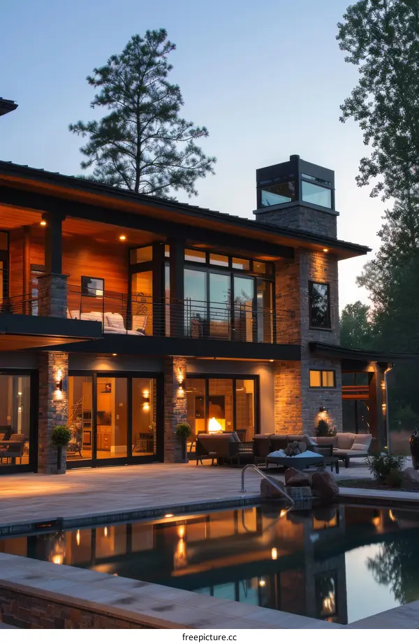 Modern House Exterior Design: Minimalist Luxury Villa