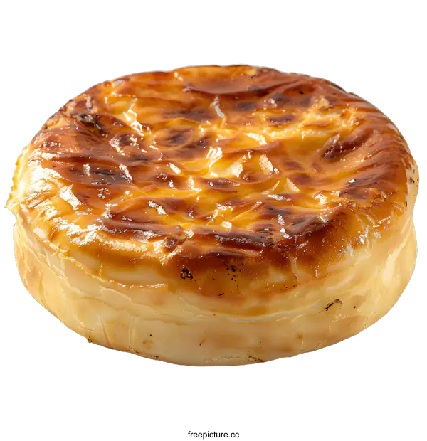 [Transparent Background PNG]A delicious cheesecake is on the white background