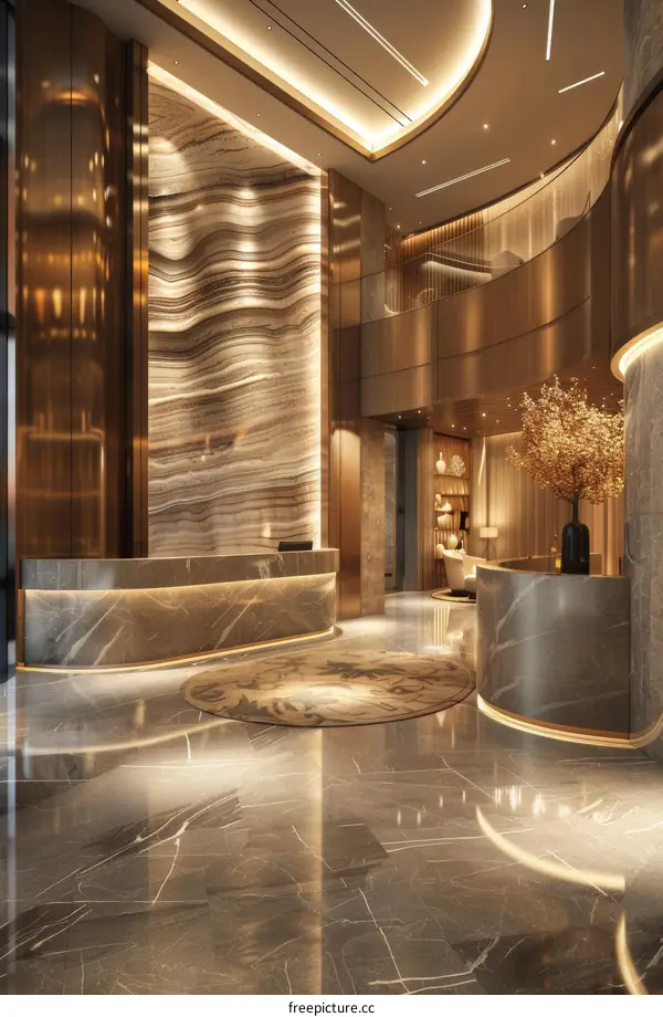 Modern Hotel Lobby
