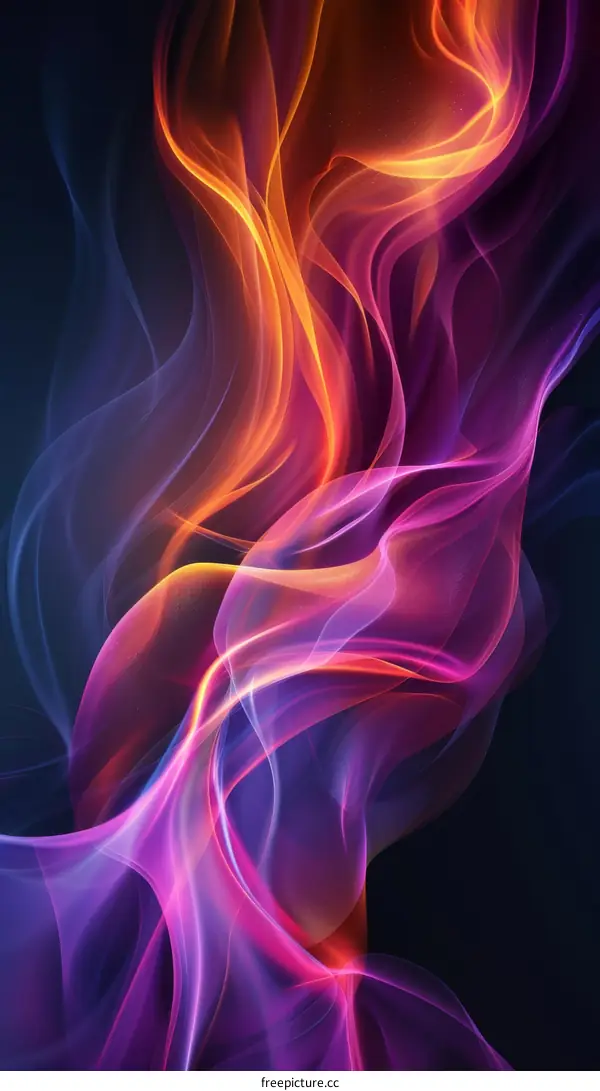 Abstract Colorful Background with Dynamic Energy