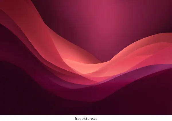Abstract Red and Purple Wave Design