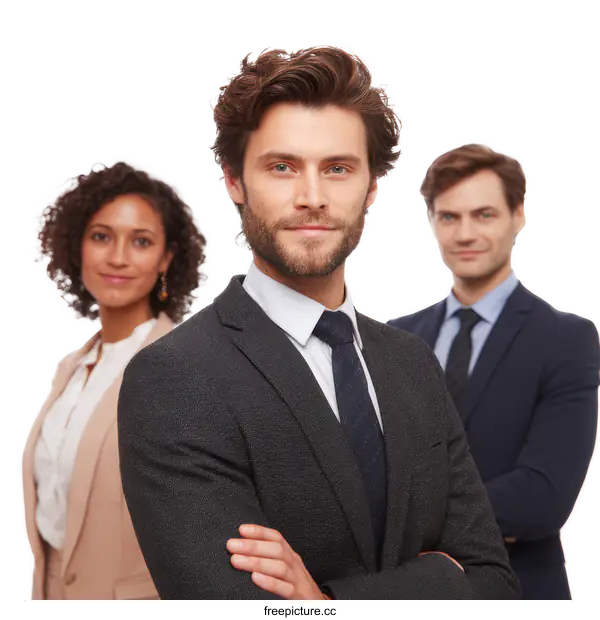 [Transparent Background PNG]Business Team Collaboration and Success