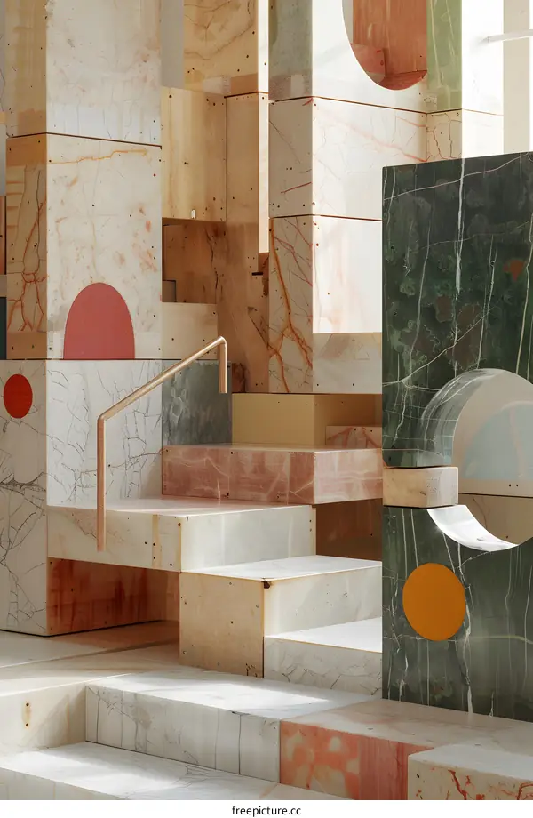 Abstract Architectural Installation Art