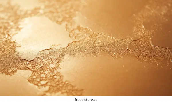 Golden Textured Surface Background