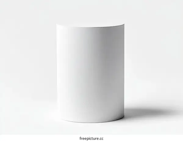 Blank Cylindrical Display Stand Mockup