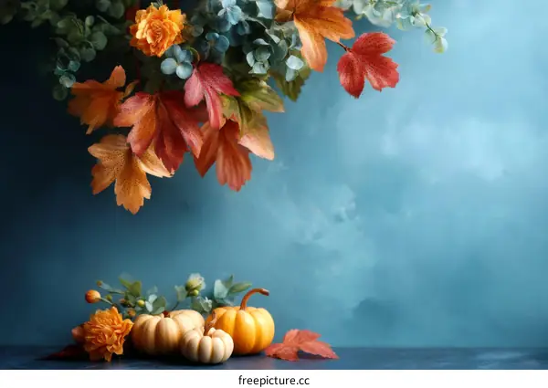 Autumn Thanksgiving Decorative Background