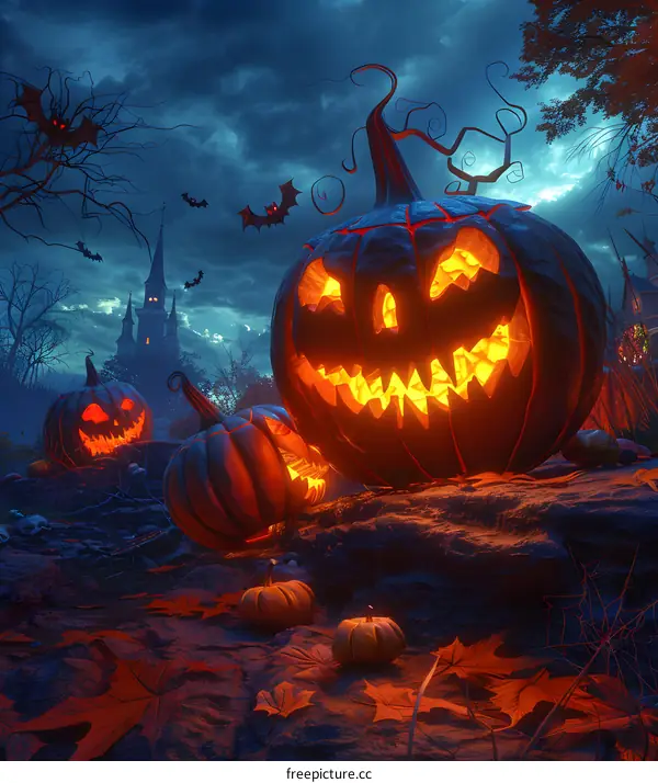 Halloween Pumpkin Jack-o-lantern