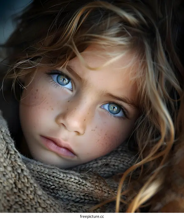 Girl with Blue Eyes