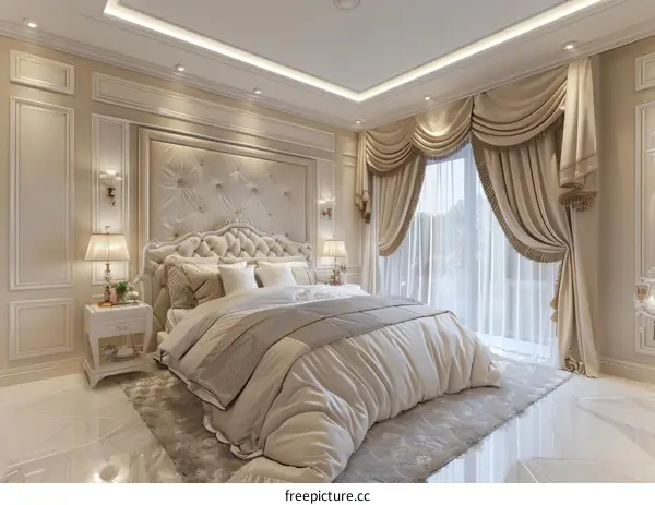 Luxury Elegant Bedroom Interior Design