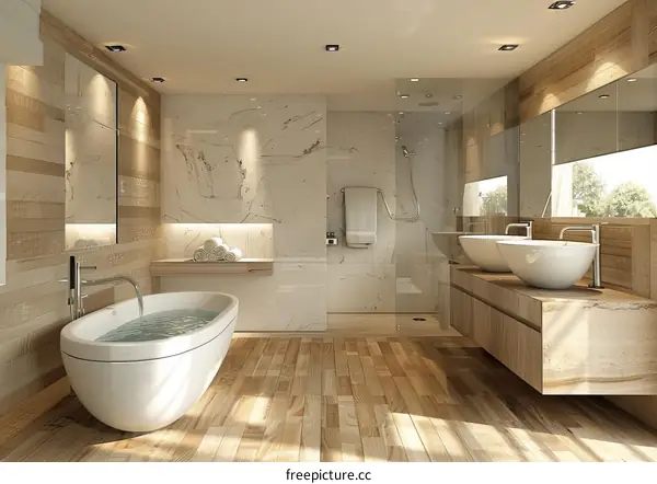 Modern Luxury Bathroom Design Interior