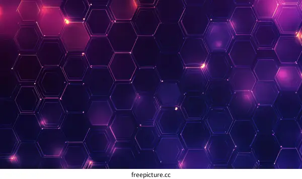 Abstract Geometric Hexagon Background Design