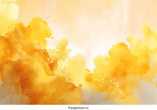 Abstract Watercolor Splatter Background Design
