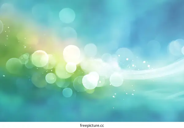 Abstract Colorful Bokeh Background Design