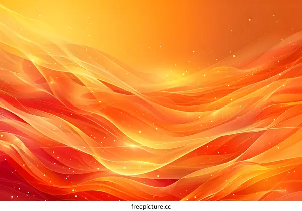 Orange Waves and Light