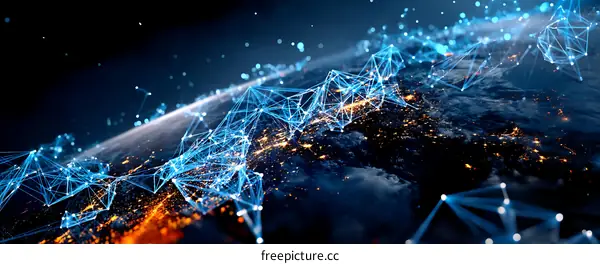 Global Network of Connections Illustrative Image