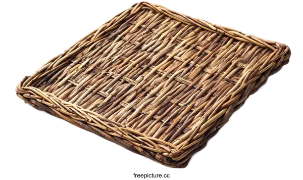 [Transparent Background PNG]Woven Rectangular Placemat