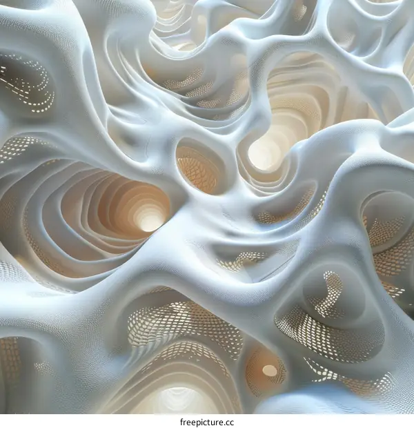 Abstract Organic Forms: Neural Network Art