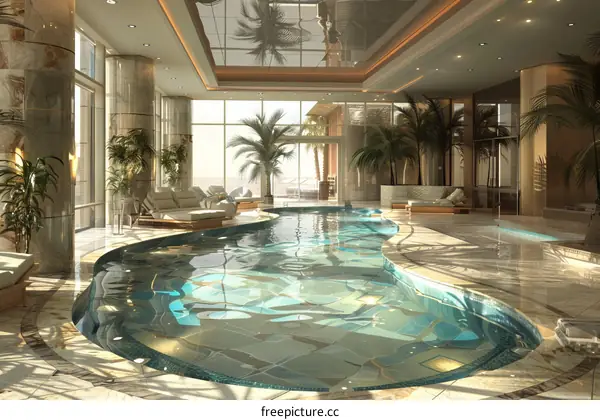Luxury Indoor Swimming Pool Design