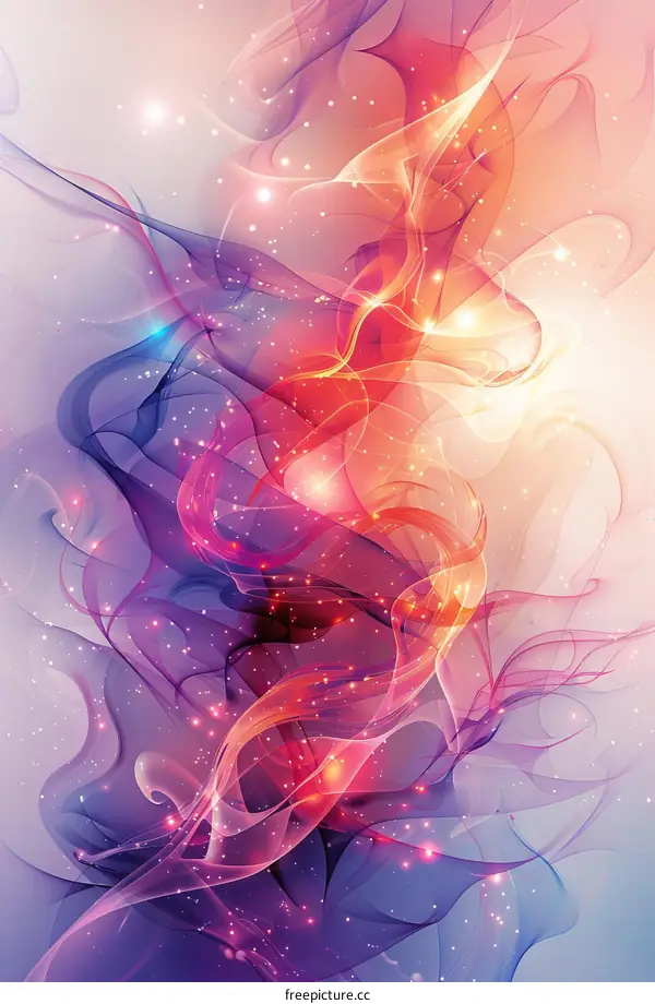 Mesmerizing Cosmic Nebula with Vibrant Hue