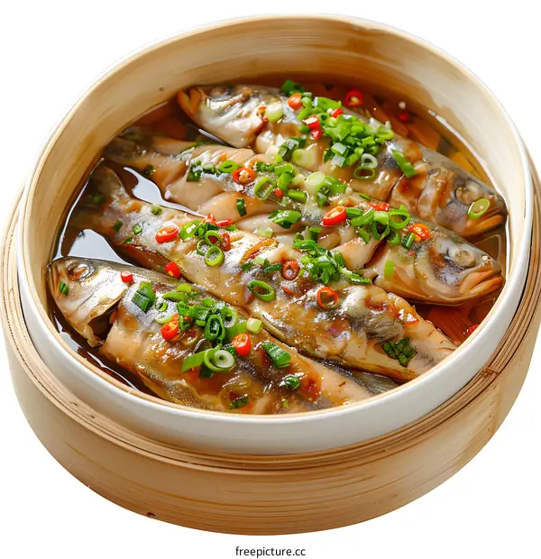 Steamed Fish with Chili and Scallions