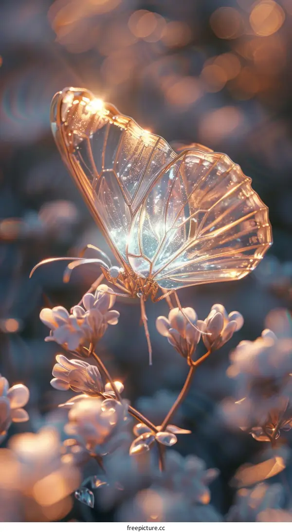 Digital Painting of a Butterfly with Vibrant Colors