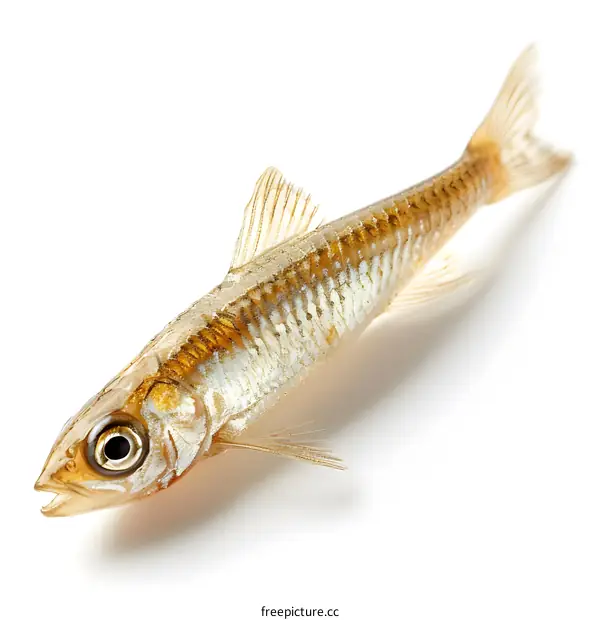 Small Fish on White Background