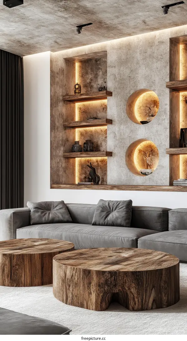 Modern Minimalist Living Room Interior Design