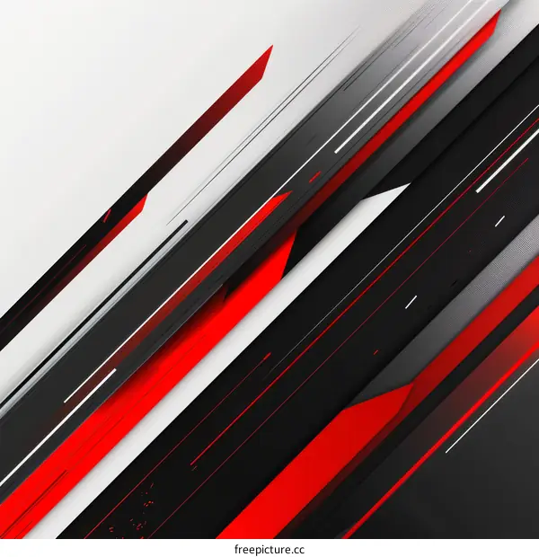 Black red and white abstract background with stripes