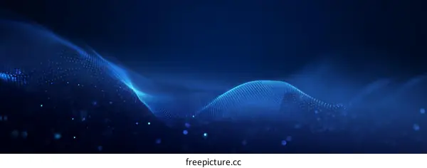 Abstract Digital Wave Background Design