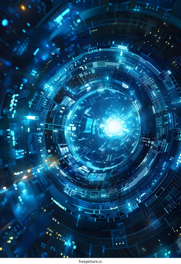 Abstract Technology Background