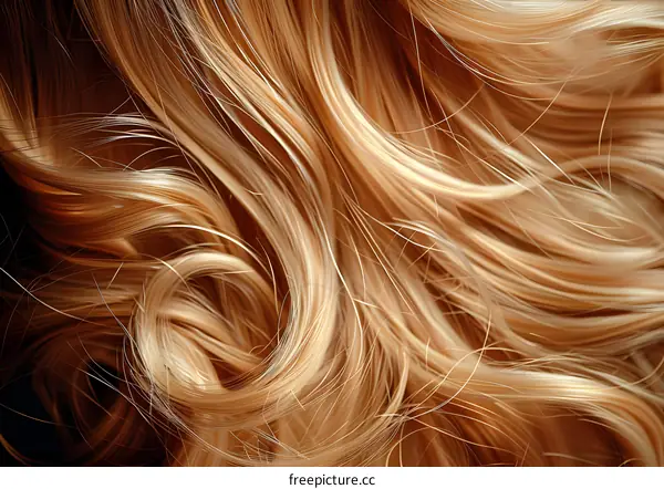 Golden Waves Hair Texture