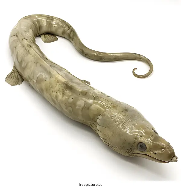 Preserved Specimen of a Conger Eel