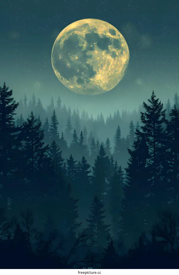 Moonlit Forest