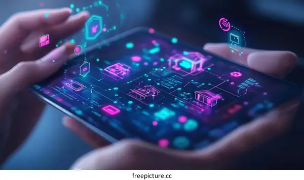Smart Home Technology App Interface