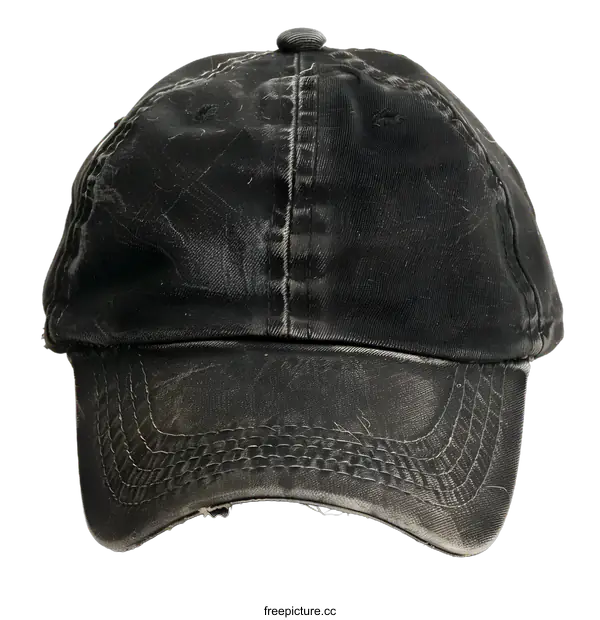 [Transparent Background PNG]Vintage Black Baseball Cap Isolated on White Background