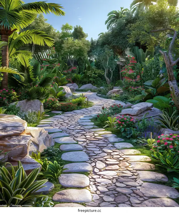 Lush & Vibrant Tropical Rainforest Landscape