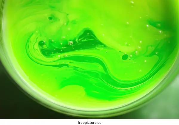 Abstract Colorful Liquid Texture