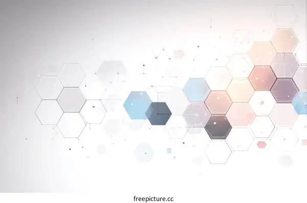 Abstract Geometric Hexagon Pattern Background
