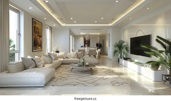 Modern Living Room with Minimalist Design