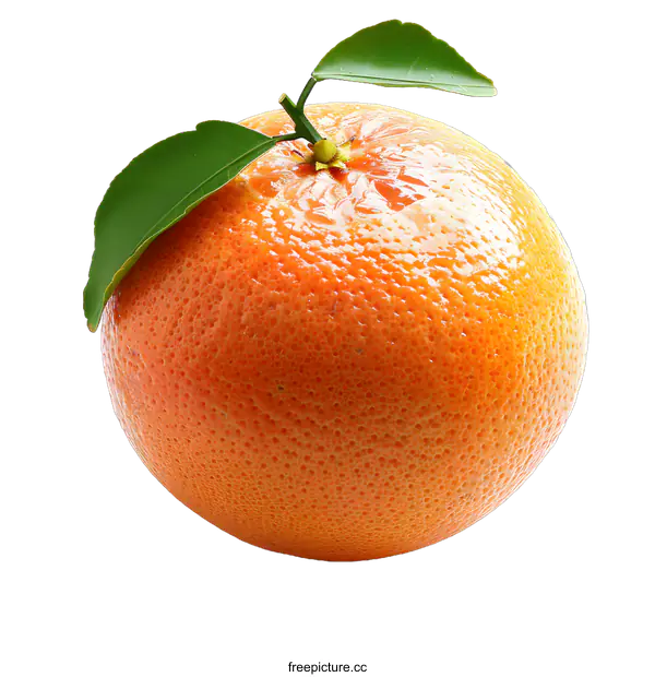 [Transparent Background PNG]Close-up photo of a juicy orange