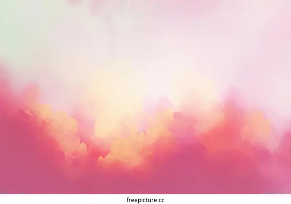 Abstract Pastel Landscape Painting