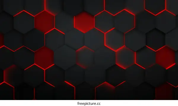 Abstract Geometric Hexagon Pattern Background