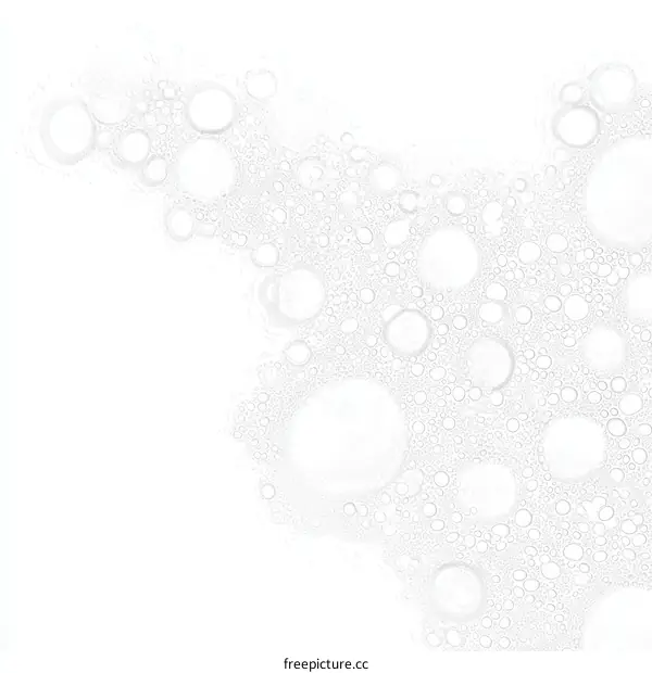 Closeup Soap Bubbles Pattern