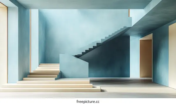 Modern Minimalist Staircase Interior Design