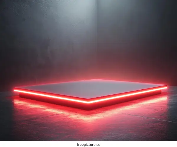 Neon Red Light Platform Product Showcase