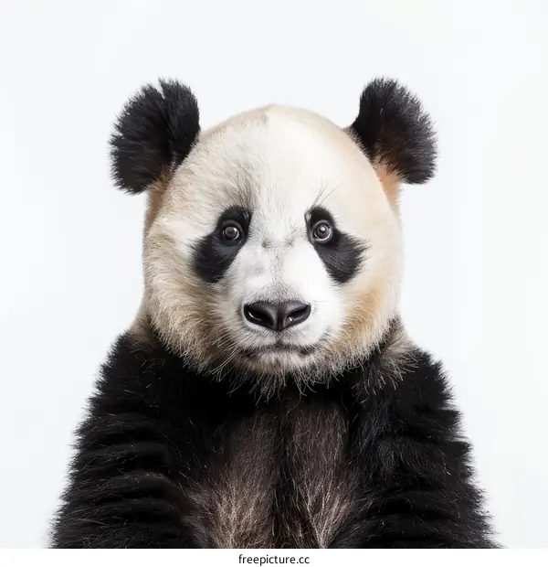 Close-up of a giant panda bear