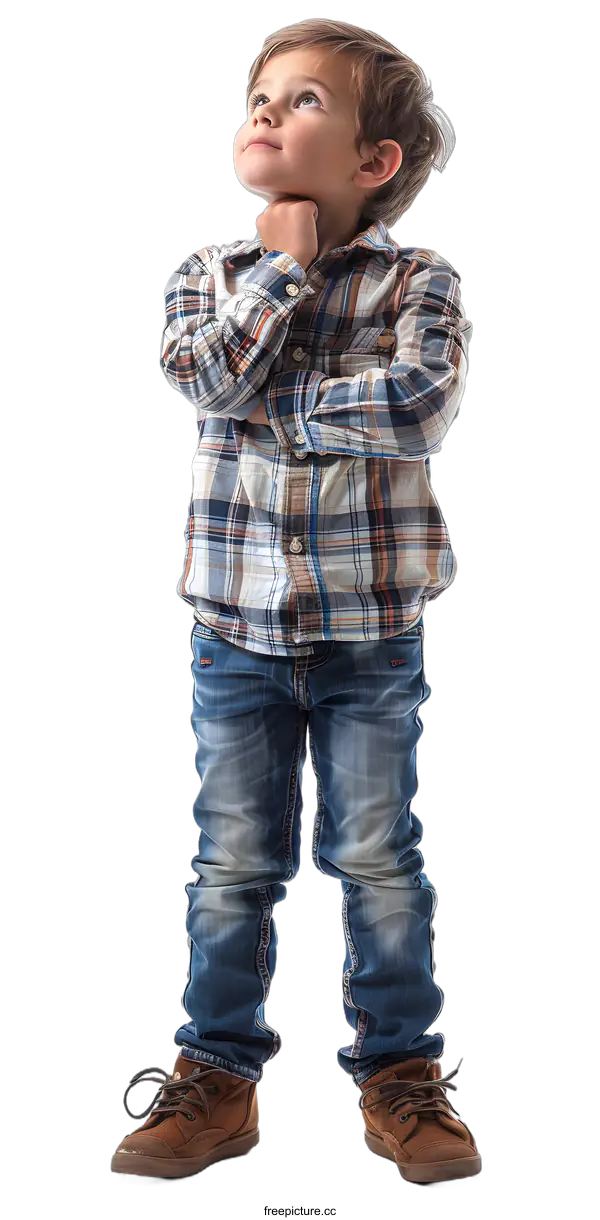[Transparent Background PNG]Portrait of a boy