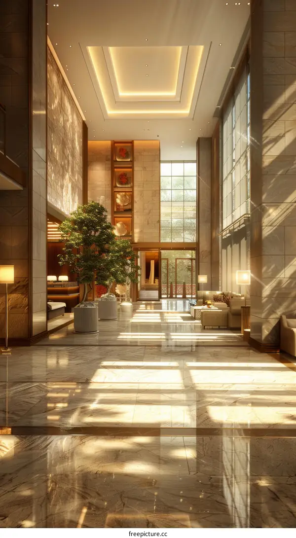 Luxurious Hotel Lobby Interior Design
